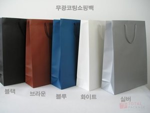 무광 코팅쇼핑백33cm × 10cm × 45cm색상 선택